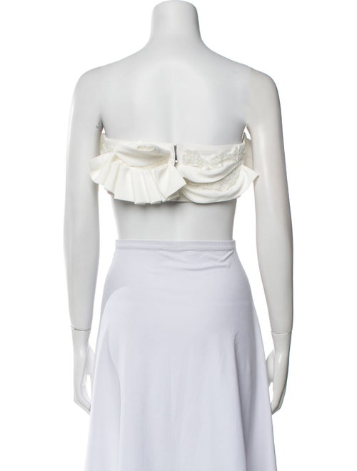 Cult Gaia Strapless Crop Top