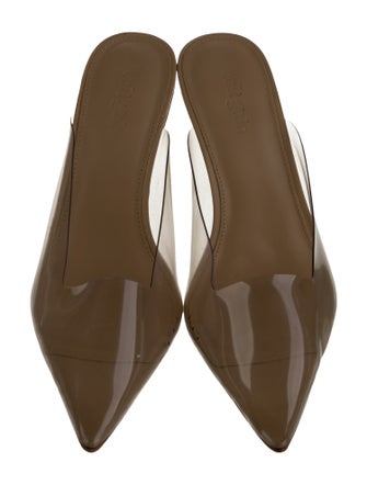 Cult Gaia PVC Chain-Link Accents Mules