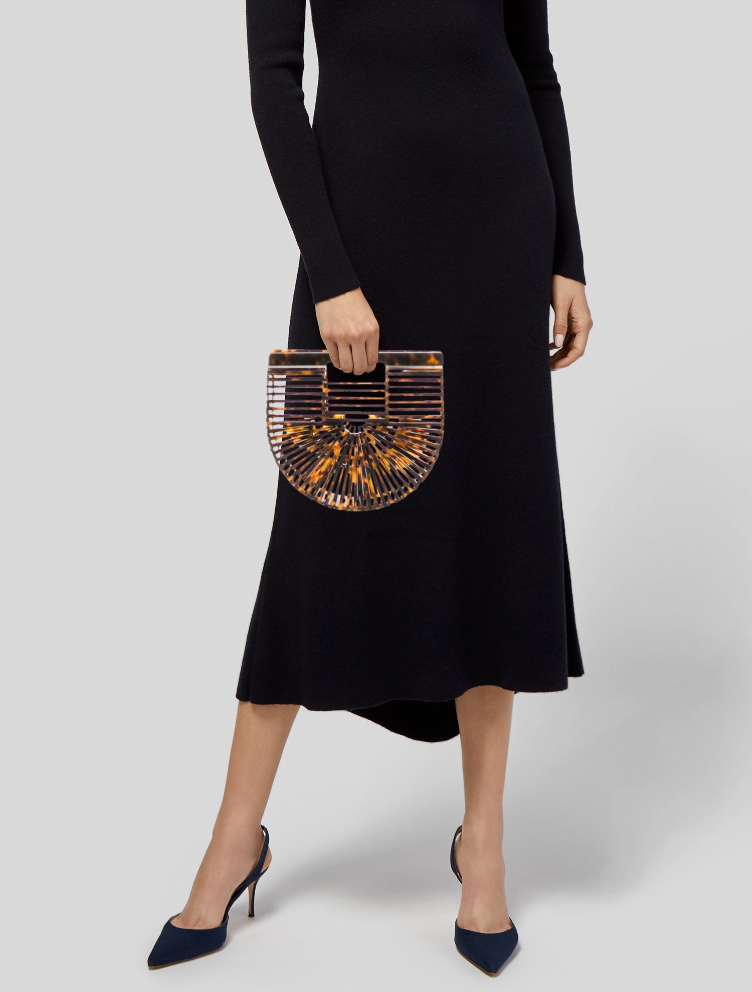 Cult Gaia Acrylic Top Handle Bag