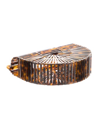 Cult Gaia Acrylic Top Handle Bag