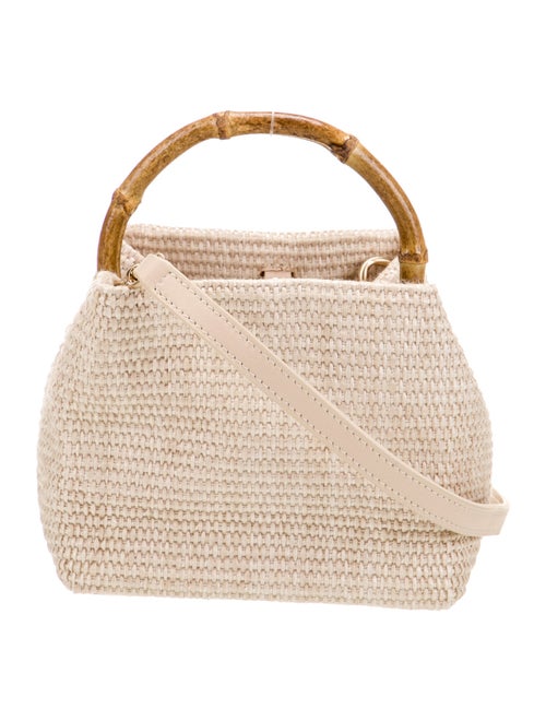 Cult Gaia Raffia Evening Bag