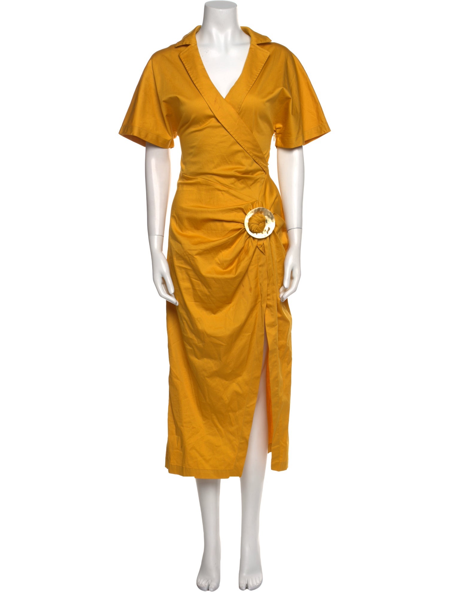 Cult Gaia V-Neck Long Dress