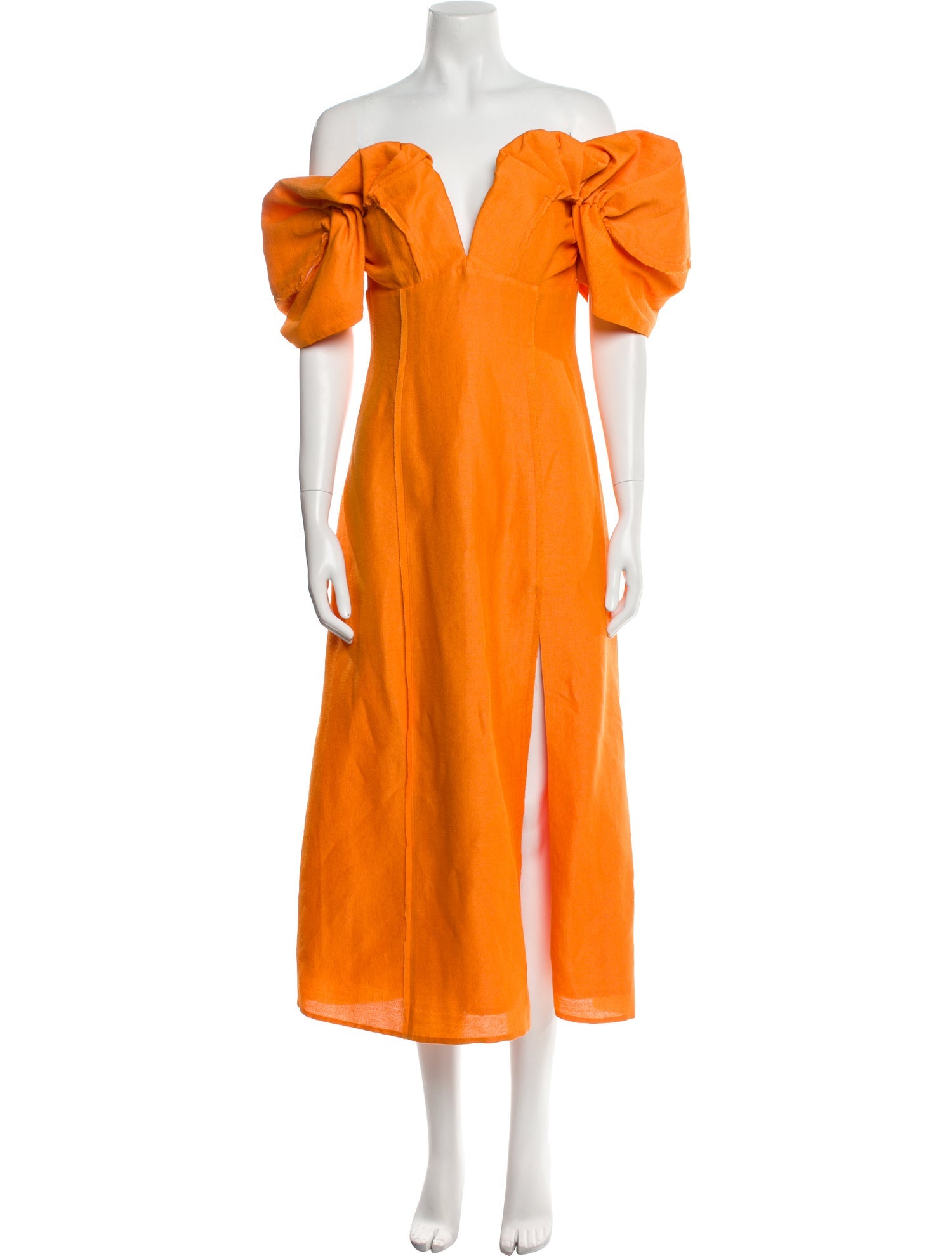 Cult Gaia Off-The-Shoulder Long Dress