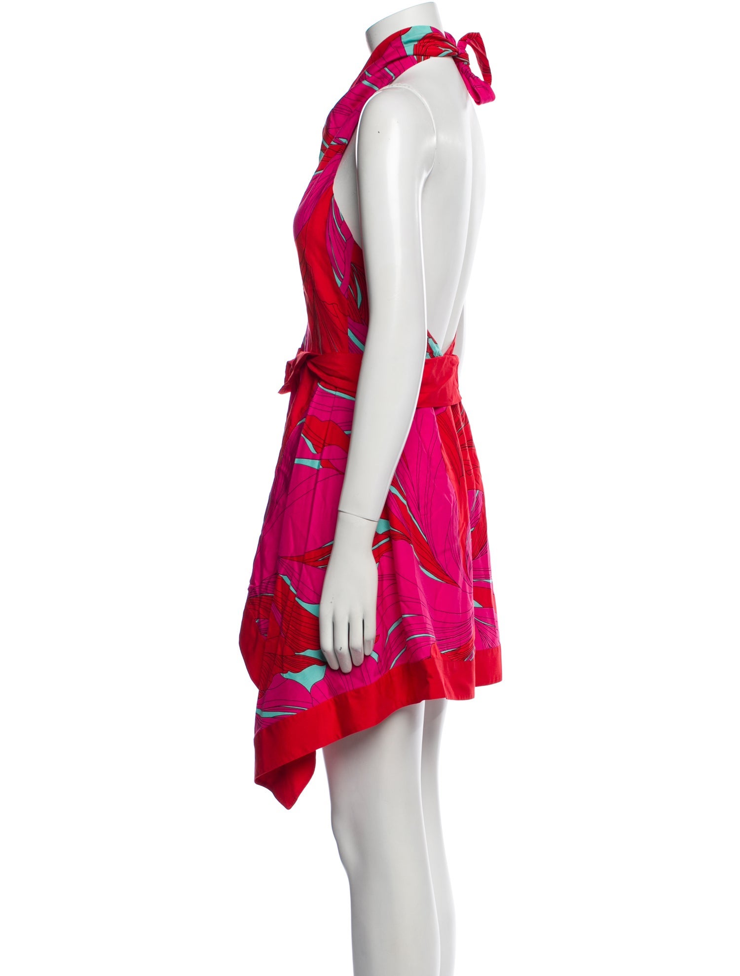 Cult Gaia Printed Mini Dress