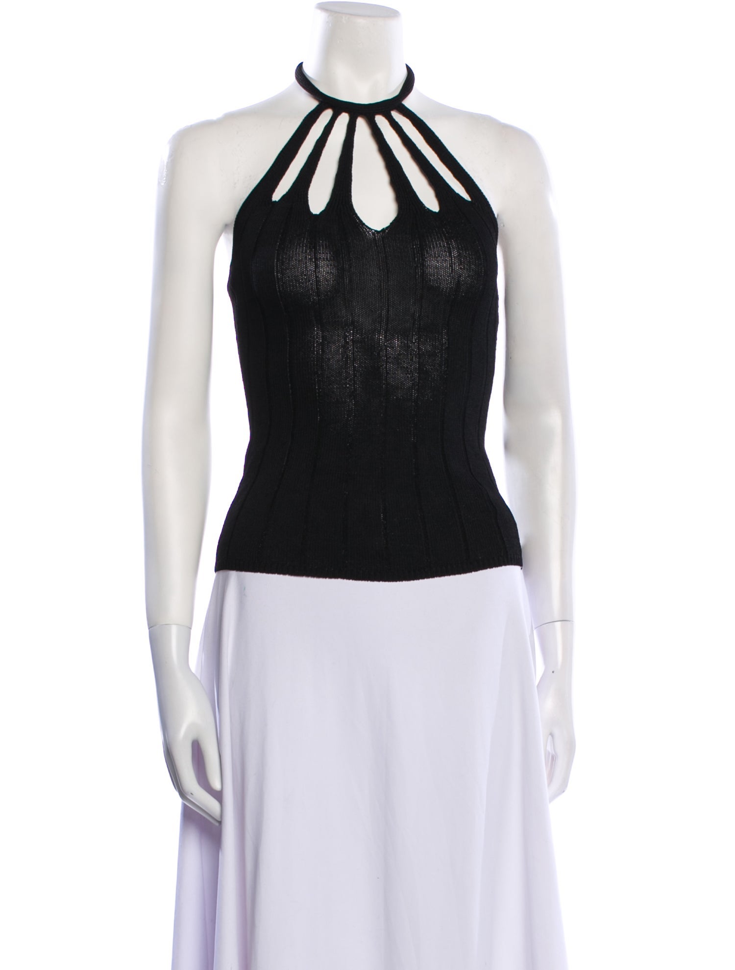 Cult Gaia Halterneck Sleeveless Top