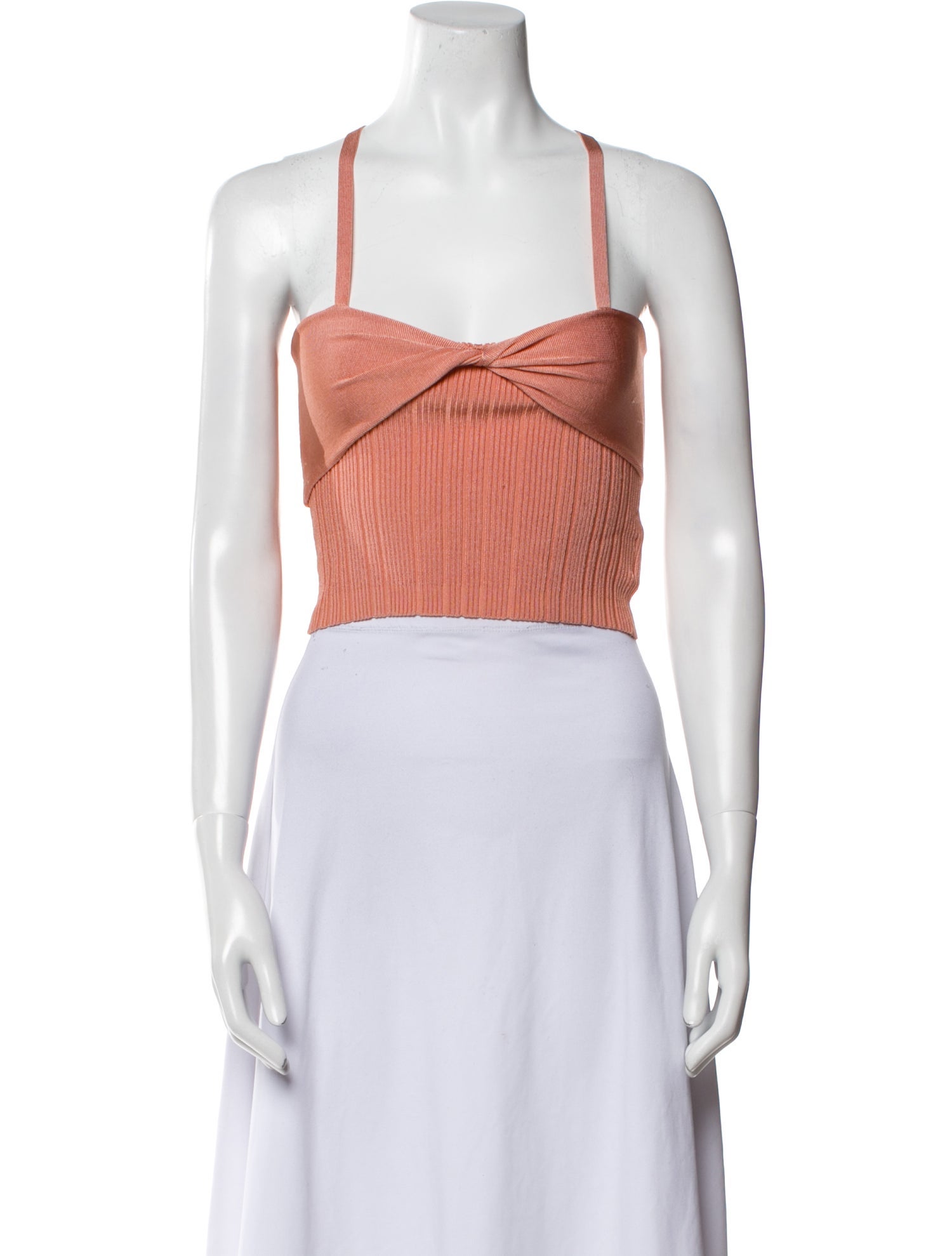 Cult Gaia Square Neckline Sleeveless Crop Top w/ Tags