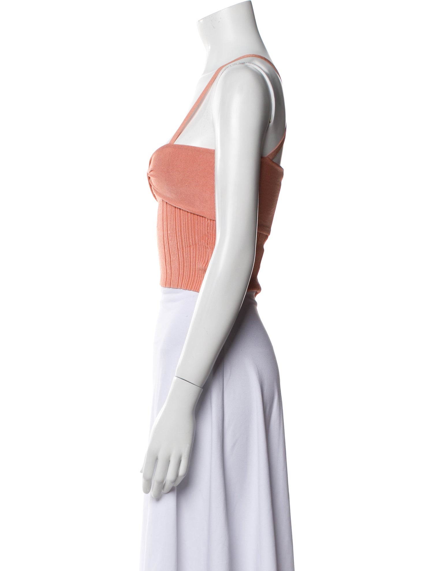 Cult Gaia Square Neckline Sleeveless Crop Top w/ Tags