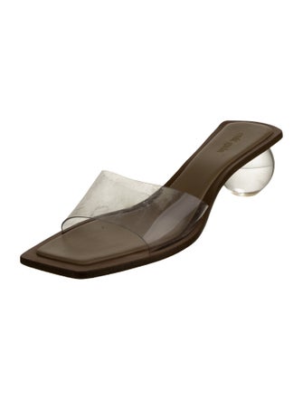 Cult Gaia Leather Slides