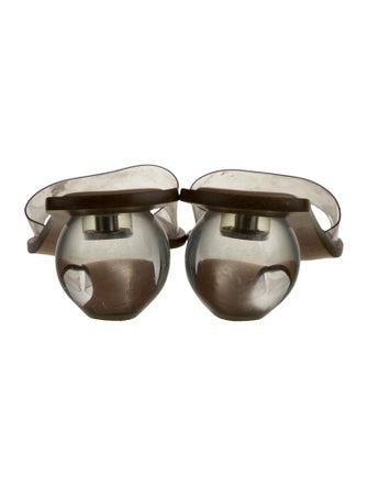 Cult Gaia Leather Slides