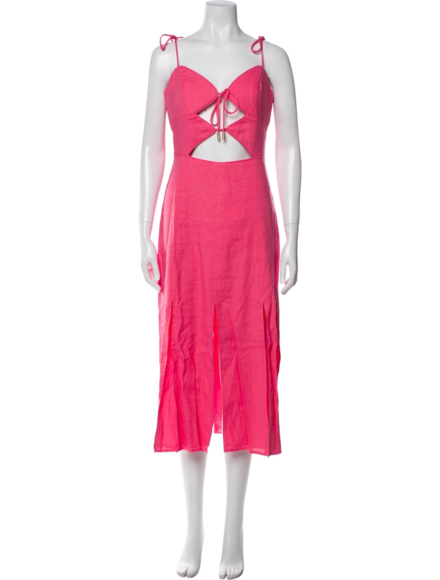 Cult Gaia V-Neck Long Dress