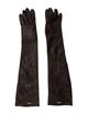 Cult Gaia Leather Long Gloves