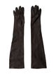 Cult Gaia Leather Long Gloves