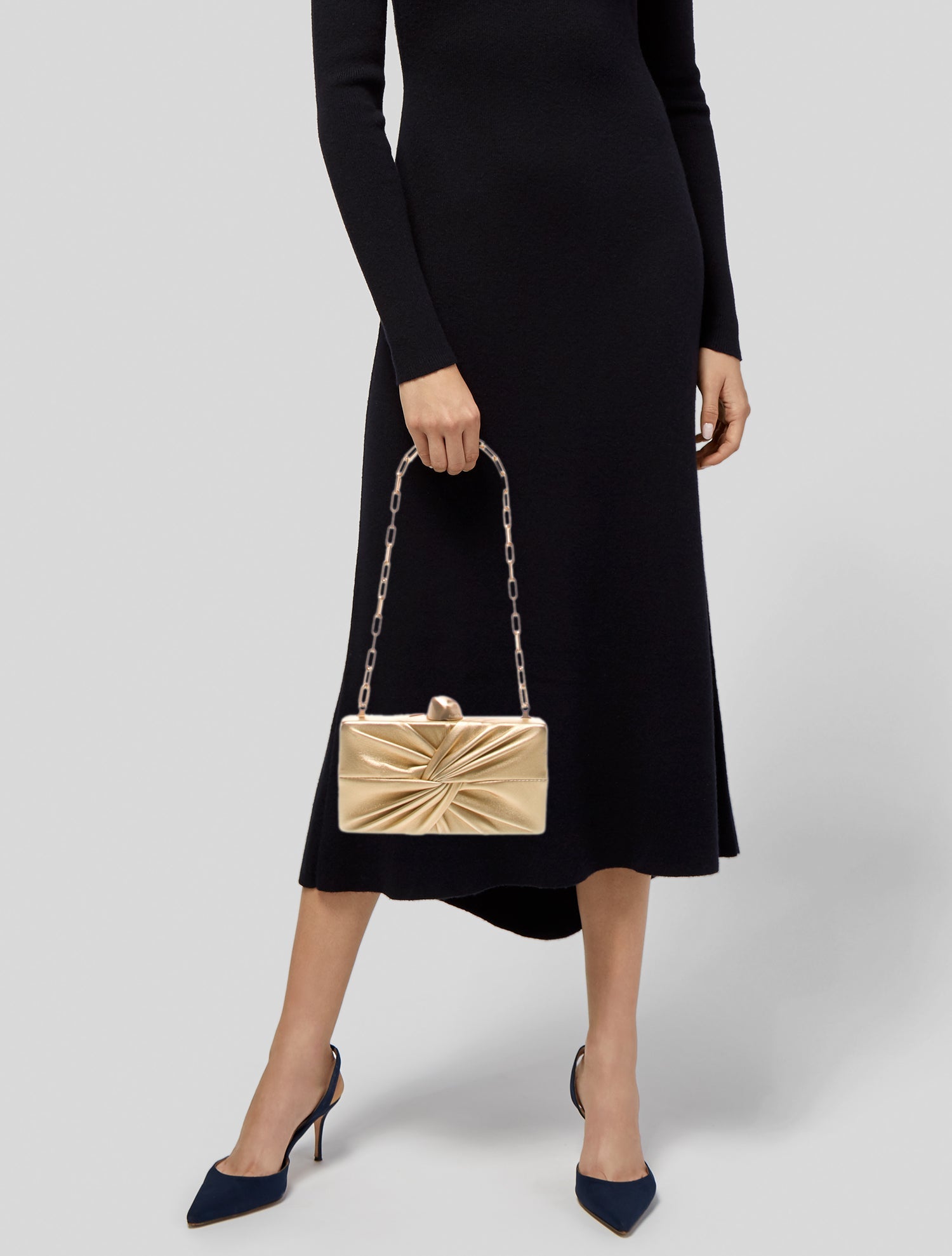 Cult Gaia Leather Shoulder Bag