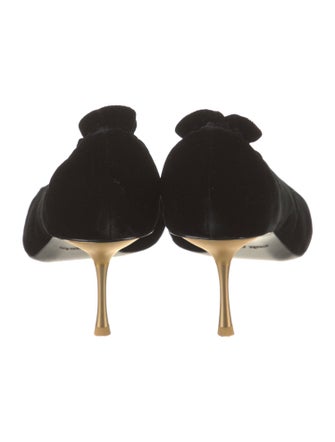 Cult Gaia Velvet Pumps