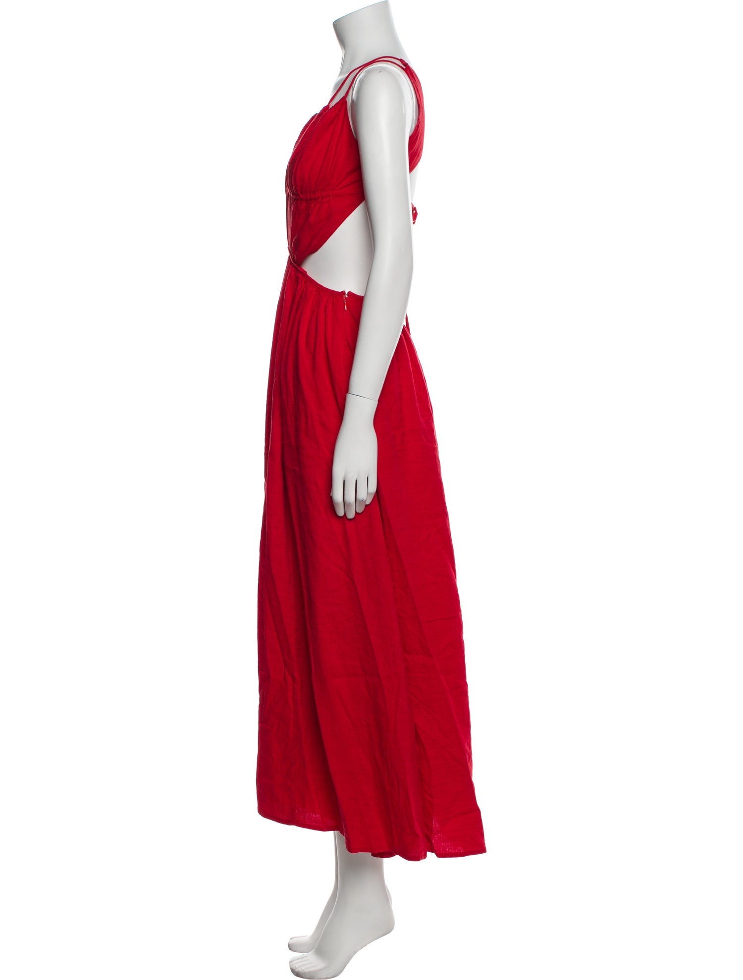 Cult Gaia V-Neck Long Dress