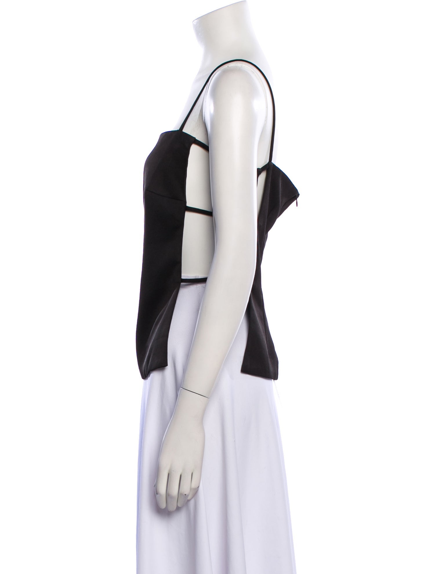 Cult Gaia Square Neckline Sleeveless Top