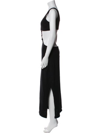 Cult Gaia V-Neck Long Dress