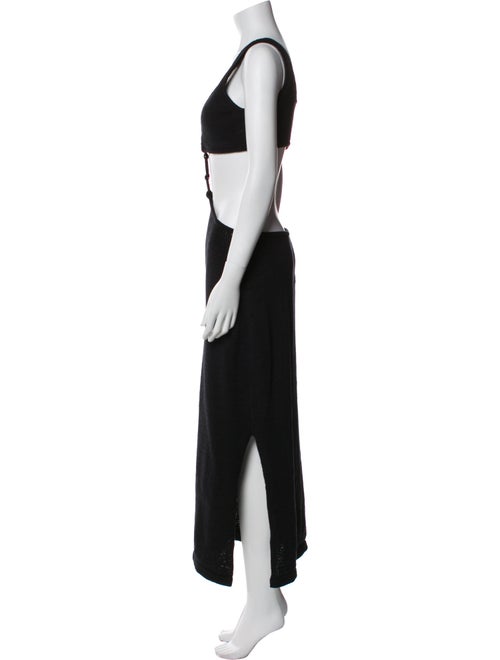 Cult Gaia V-Neck Long Dress