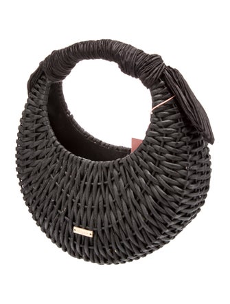 Cult Gaia Wicker Top Handle Bag