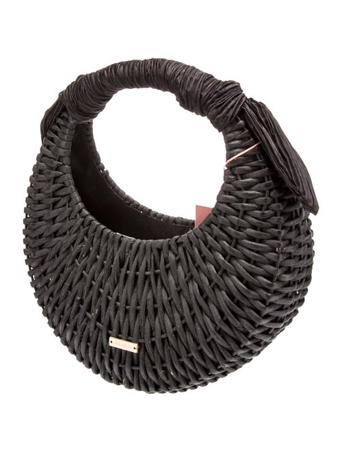 Cult Gaia Wicker Top Handle Bag