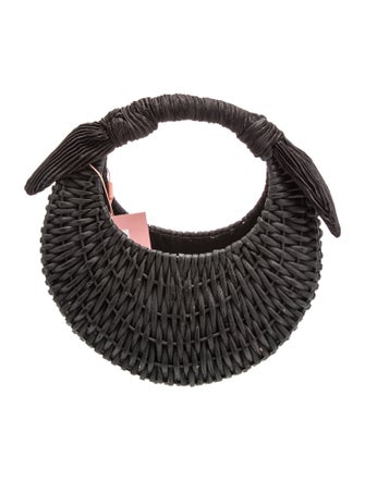 Cult Gaia Wicker Top Handle Bag