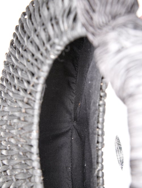 Cult Gaia Wicker Top Handle Bag