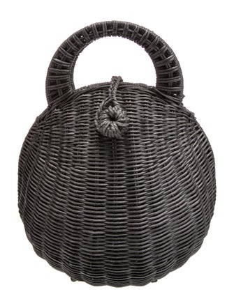 Cult Gaia Straw Top Handle Bag