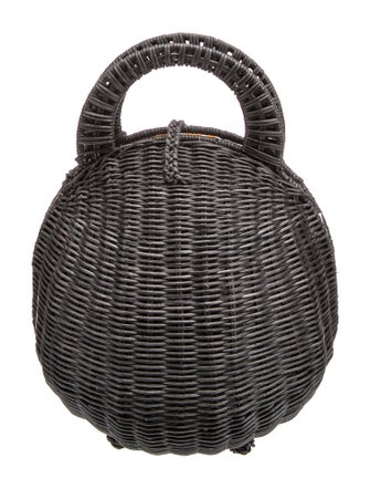 Cult Gaia Straw Top Handle Bag