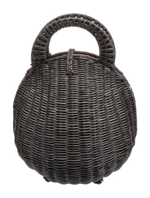 Cult Gaia Straw Top Handle Bag