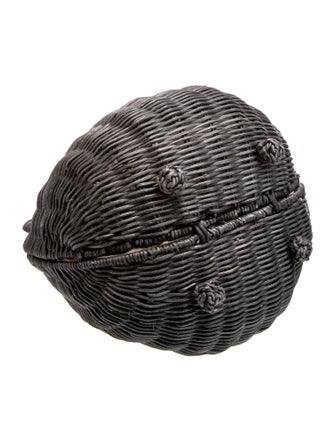 Cult Gaia Straw Top Handle Bag