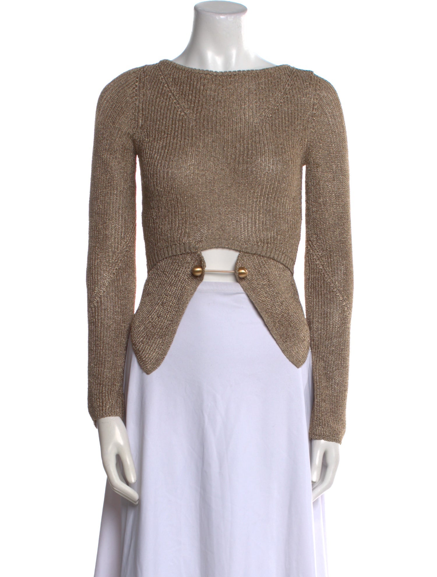 Cult Gaia Bateau Neckline Sweater