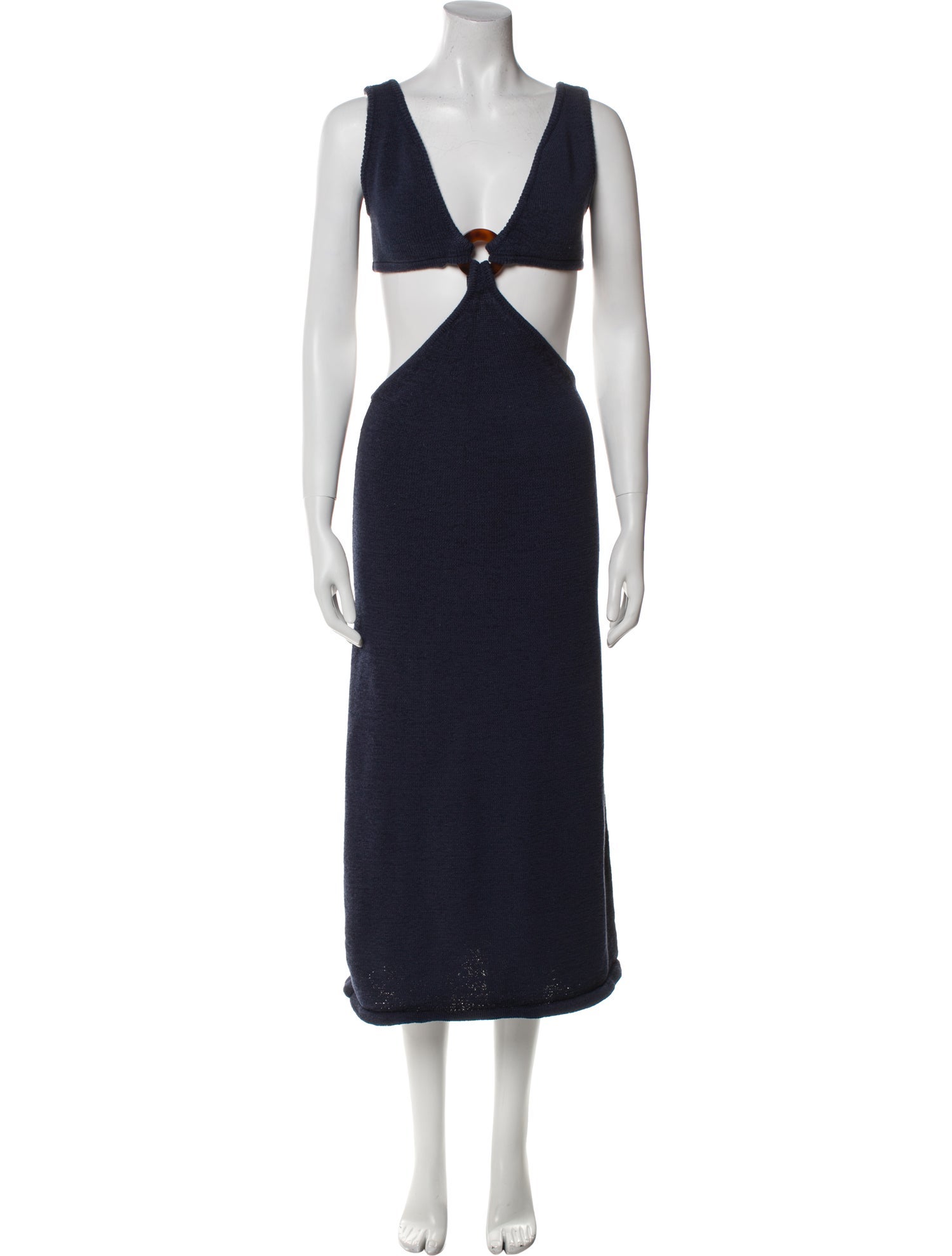 Cult Gaia V-Neck Long Dress