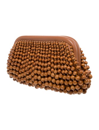 Cult Gaia Leather Clutch