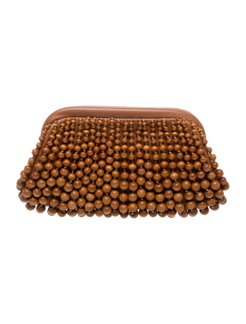 Cult Gaia Leather Clutch