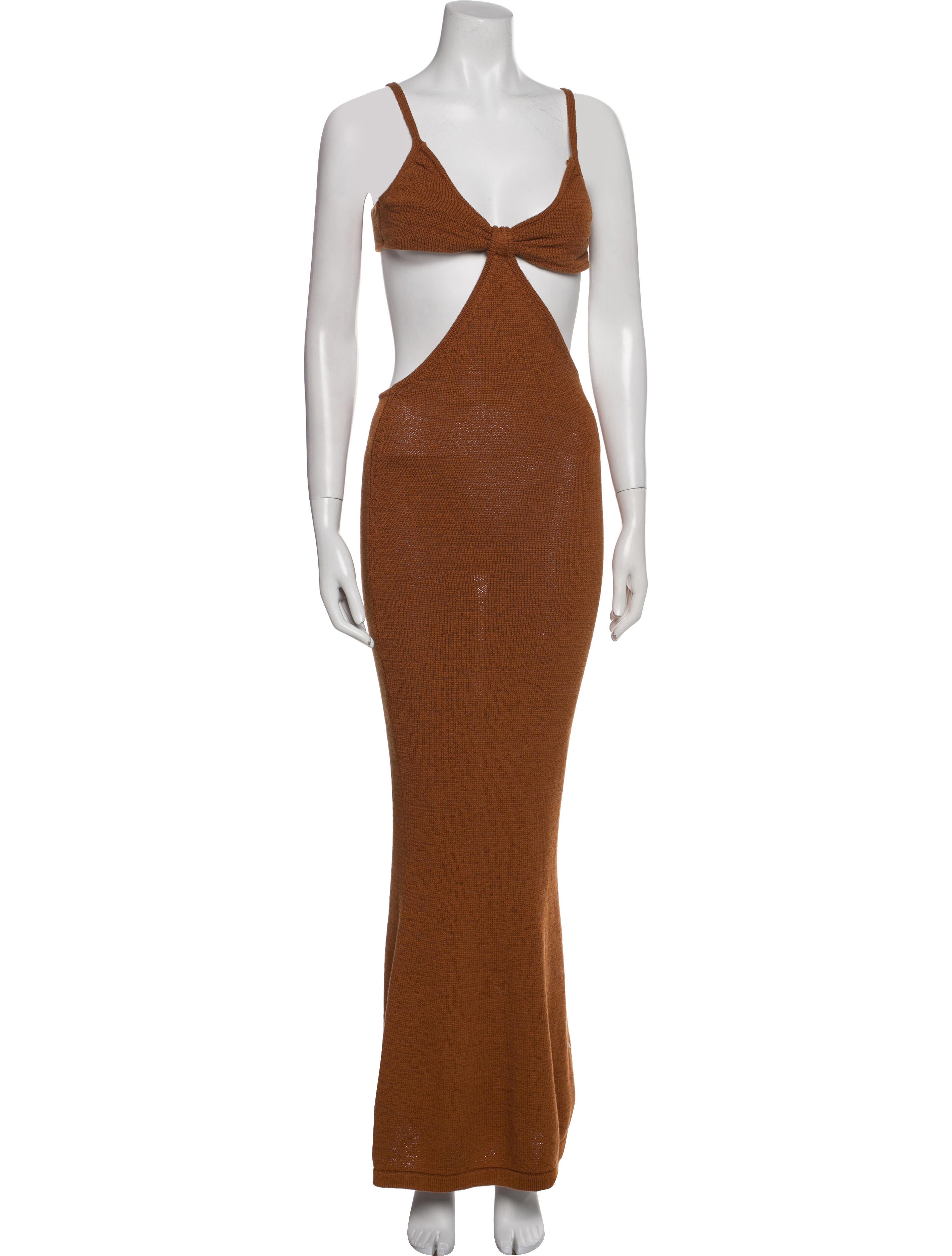 Cult Gaia Printed Long Dress