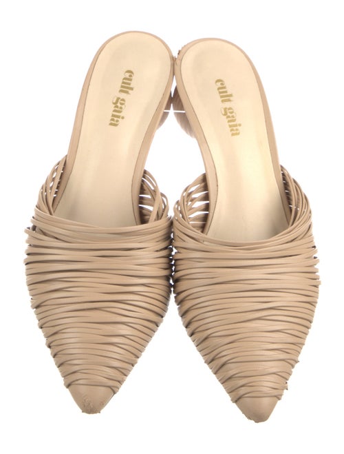 Cult Gaia Leather Slides