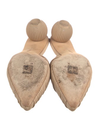 Cult Gaia Leather Slides