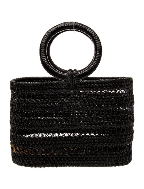 Cult Gaia Wicker Top Handle Bag