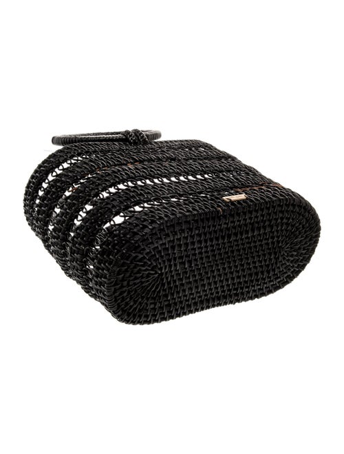 Cult Gaia Wicker Top Handle Bag