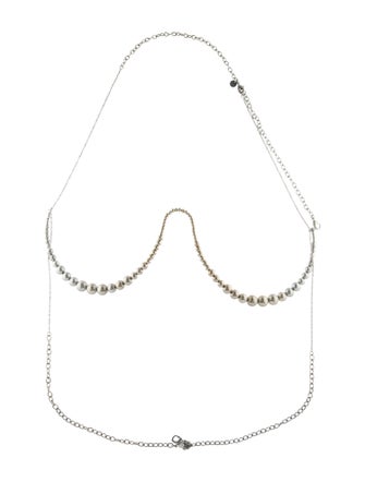 Cult Gaia Wren Beaded Bralette Body Chain