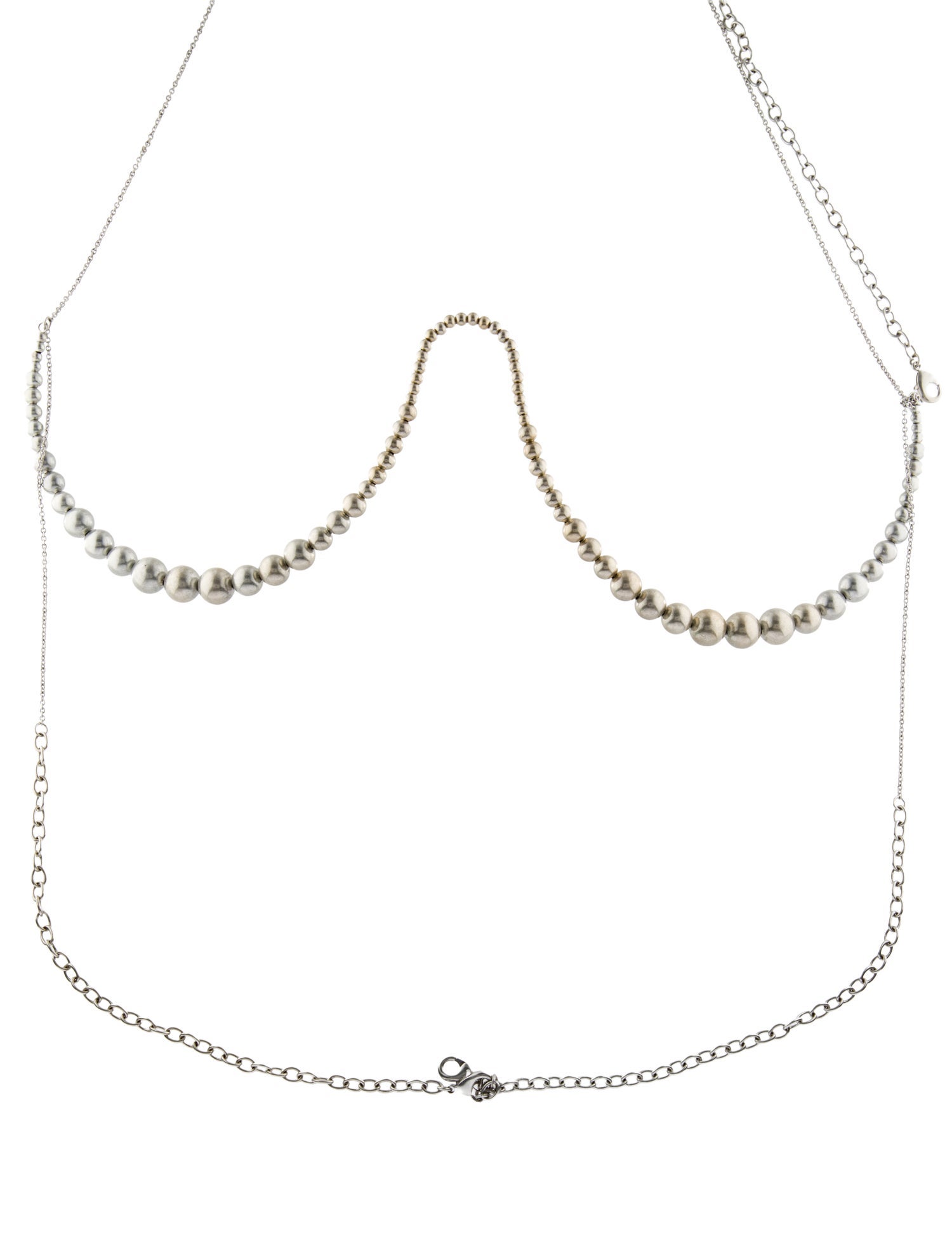 Cult Gaia Wren Beaded Bralette Body Chain