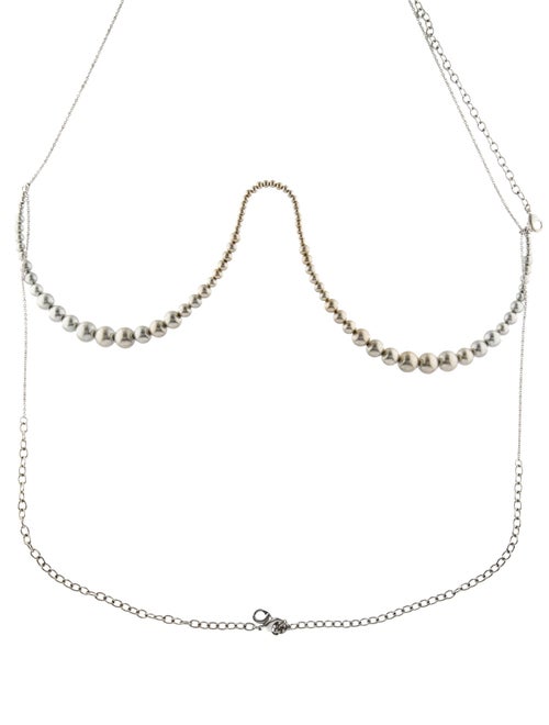 Cult Gaia Wren Beaded Bralette Body Chain