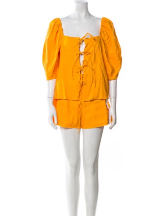 Cult Gaia Cutout Accent Short Set