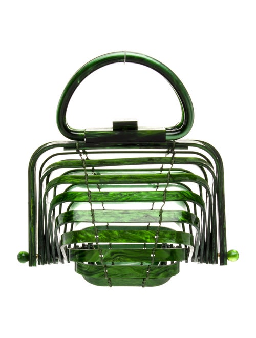 Cult Gaia Acrylic Top Handle Bag