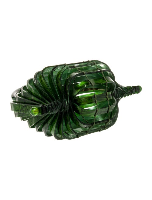 Cult Gaia Acrylic Top Handle Bag