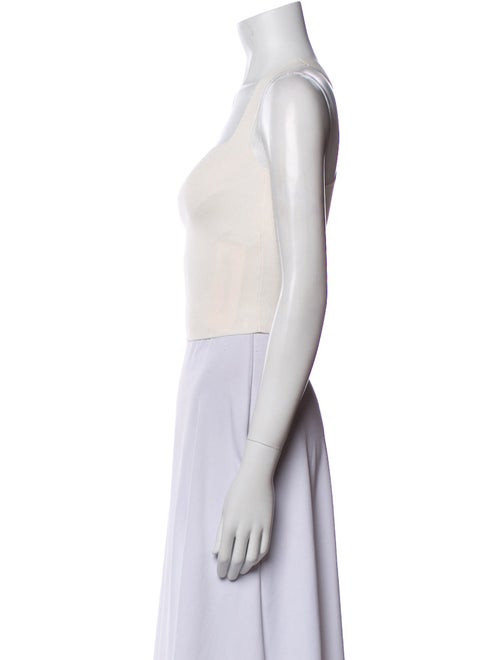 Cult Gaia Square Neckline Sleeveless Crop Top