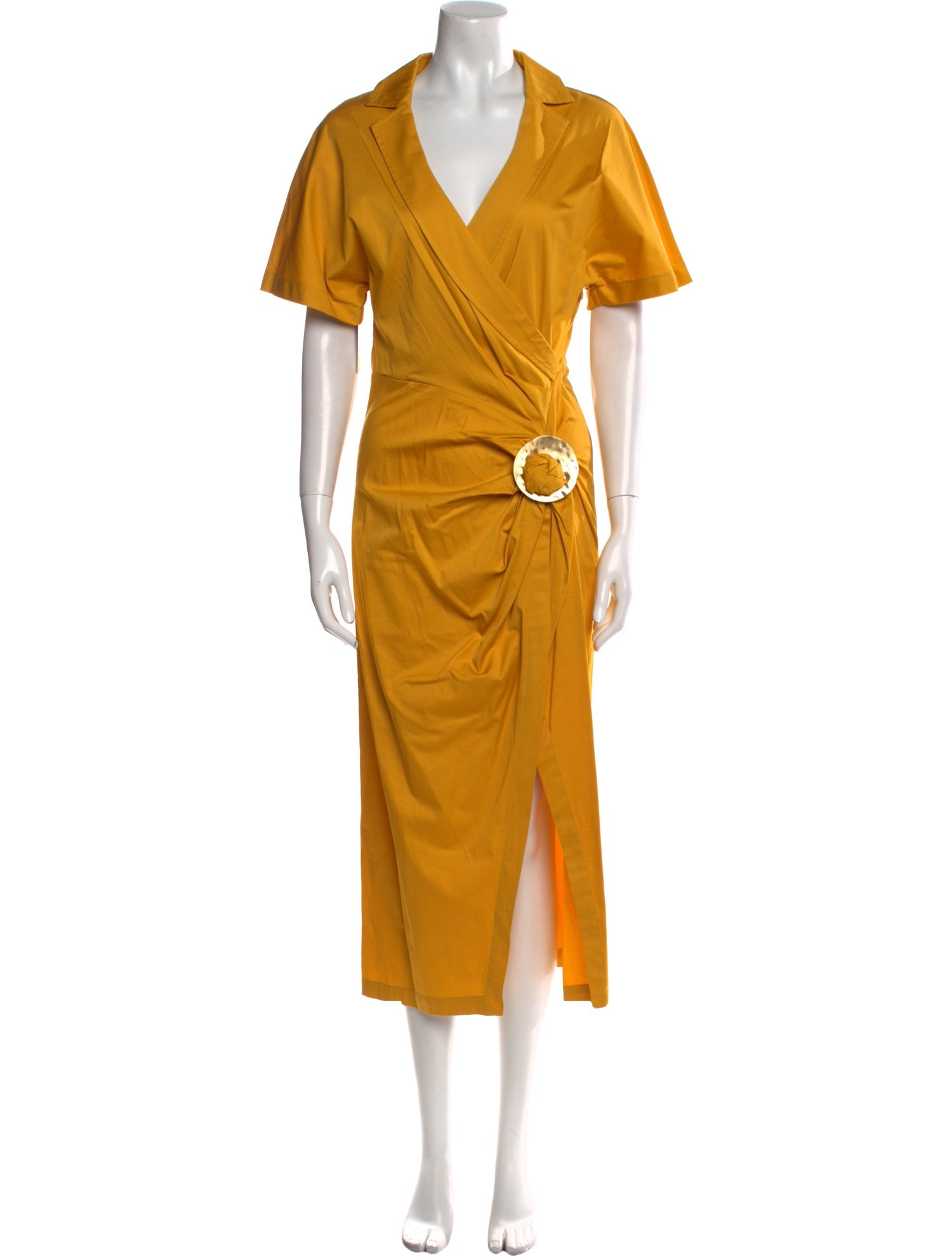 Cult Gaia V-Neck Long Dress