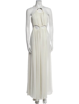 Cult Gaia Halterneck Long Dress