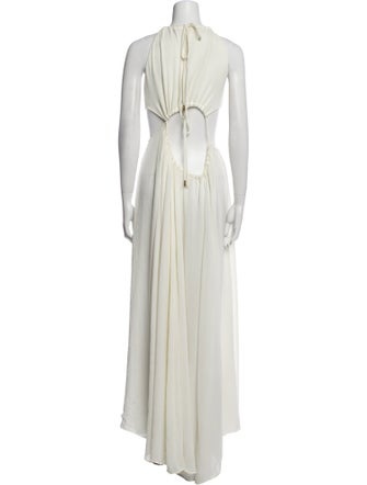 Cult Gaia Halterneck Long Dress