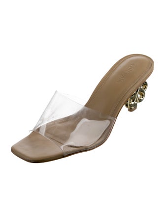 Cult Gaia Leather Slides